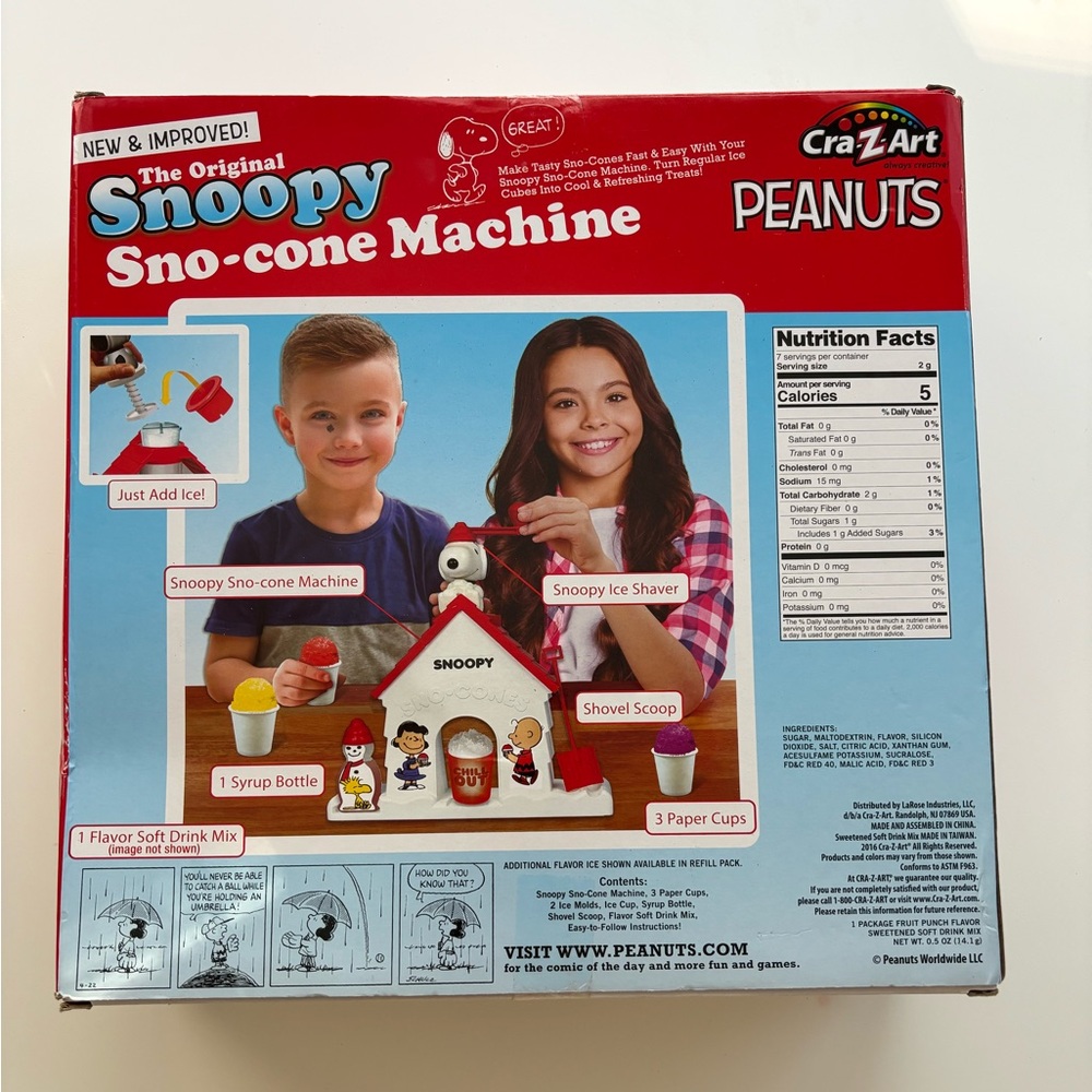 NWT | Snoopy Sno-Cone Machine - Picture 3 of 4